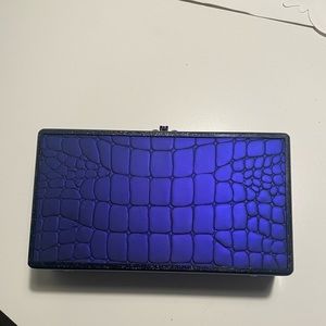 Edie Parker Iridescent Python Jean Clutch